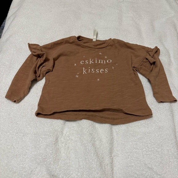 Rylee + Cru baby shirt 6-12 month neutral color - Picture 1 of 4